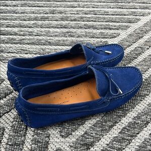 Mercanti Fiorentini blue loafers
